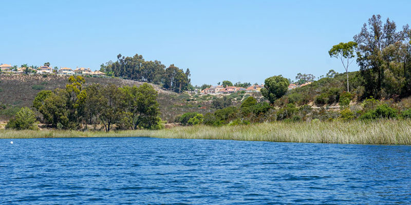 Rural Reservoir in San Diego, California