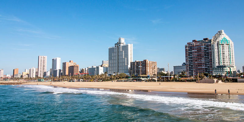 Aerial View of Durban, South Africa