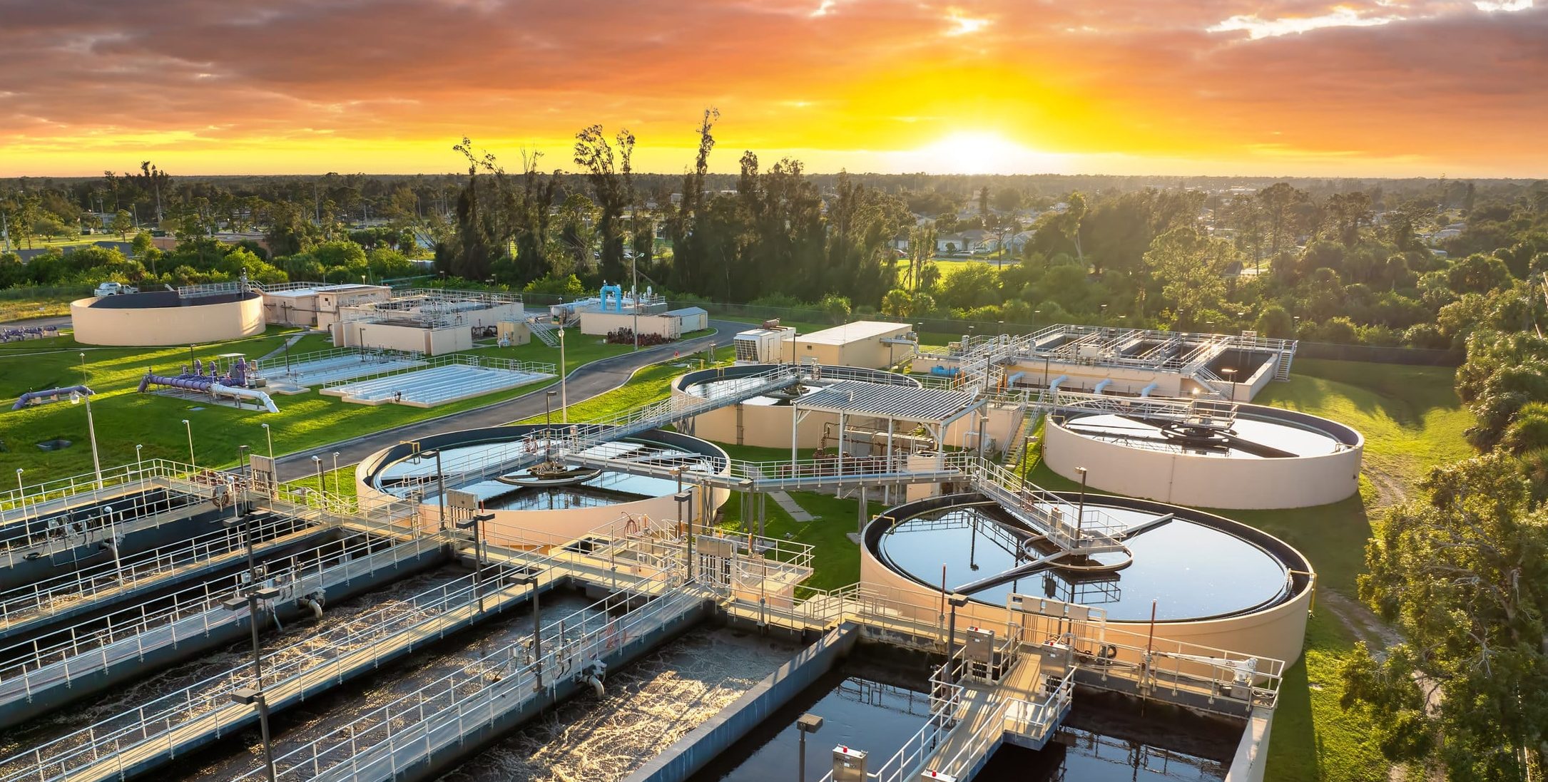 Build-Own-Operate Water and Wastewater Infrastructure Modern water treatment facility operated under a Build-Own-Operate (BOO) agreement