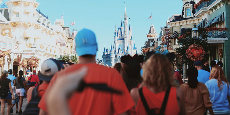People Walking at Walt Disney World Resort