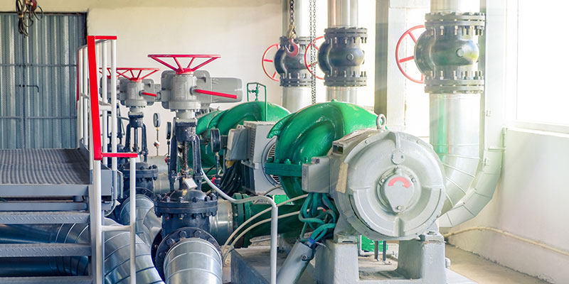 Water Pumps in a Thermal Electric Plant