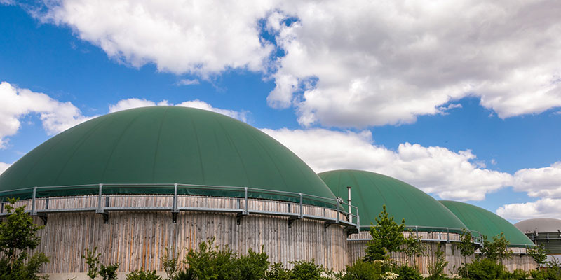 Anaerobic Digesters Producing Biogas from Agricultural Waste
