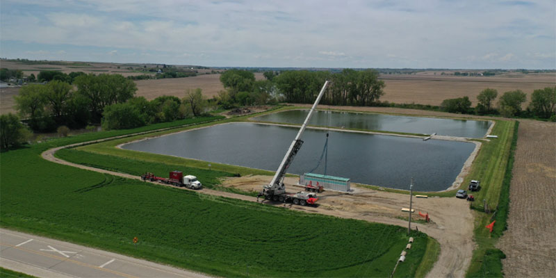 A Wastewater Treatment Lagoon