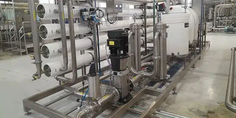 Reverse Osmosis System in Beverage Facility