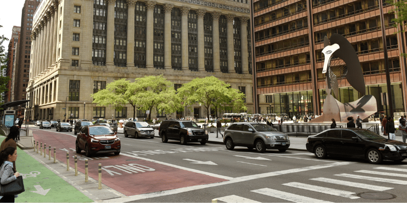 Multistory Chicago City Hall Building