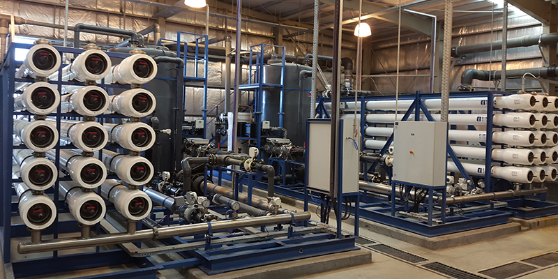 Soluções avançadas para dessalinização de água do mar | Fluence Planta de dessalinização de água do mar