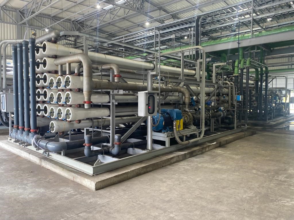 Planta desalinizadora de agua de mar por ósmosis inversa en industria siderúrgica