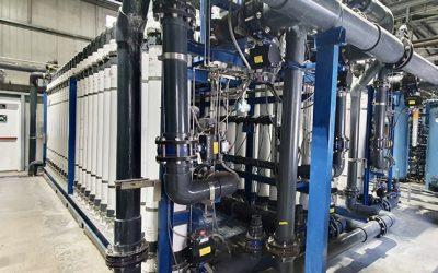 Purga de Estação de Tratamento de Água de Poço e Torre em Usina de Geração de Energia