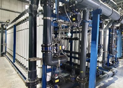 Purga de Estação de Tratamento de Água de Poço e Torre em Usina de Geração de Energia