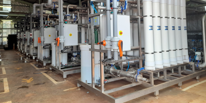 Planta de tratamiento de agua para generación de energía eléctrica a partir de biomasa