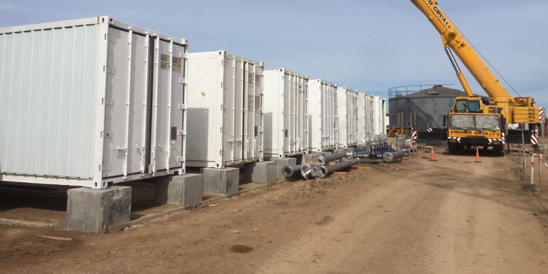 Producción de agua desmineralizada para energía termoeléctrica