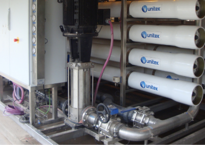 Producción de Agua Demi para alimentar Calderas de Alta Presión para Co-generación de Energía Eléctrica.