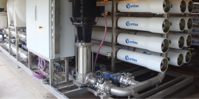 Agua desmineralizada para calderas en co-generación de energía eléctrica