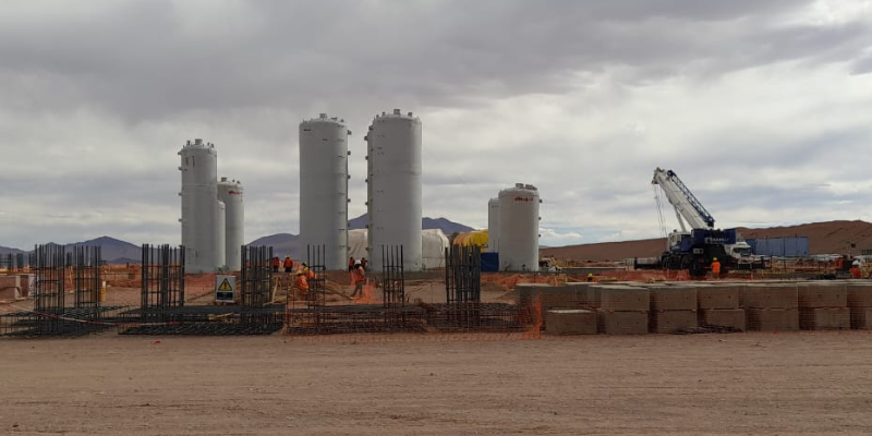 Solución para oxidación de salmuera de litio en procesos mineros