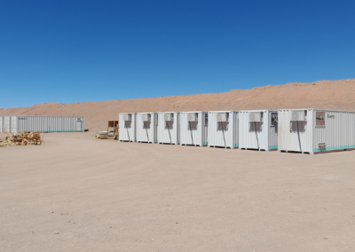 Planta de Tratamiento de Agua en Contenedores para Campamento Minero