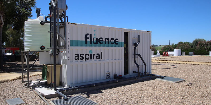 Aspiral™ Flex containerized wastewater treatment plant