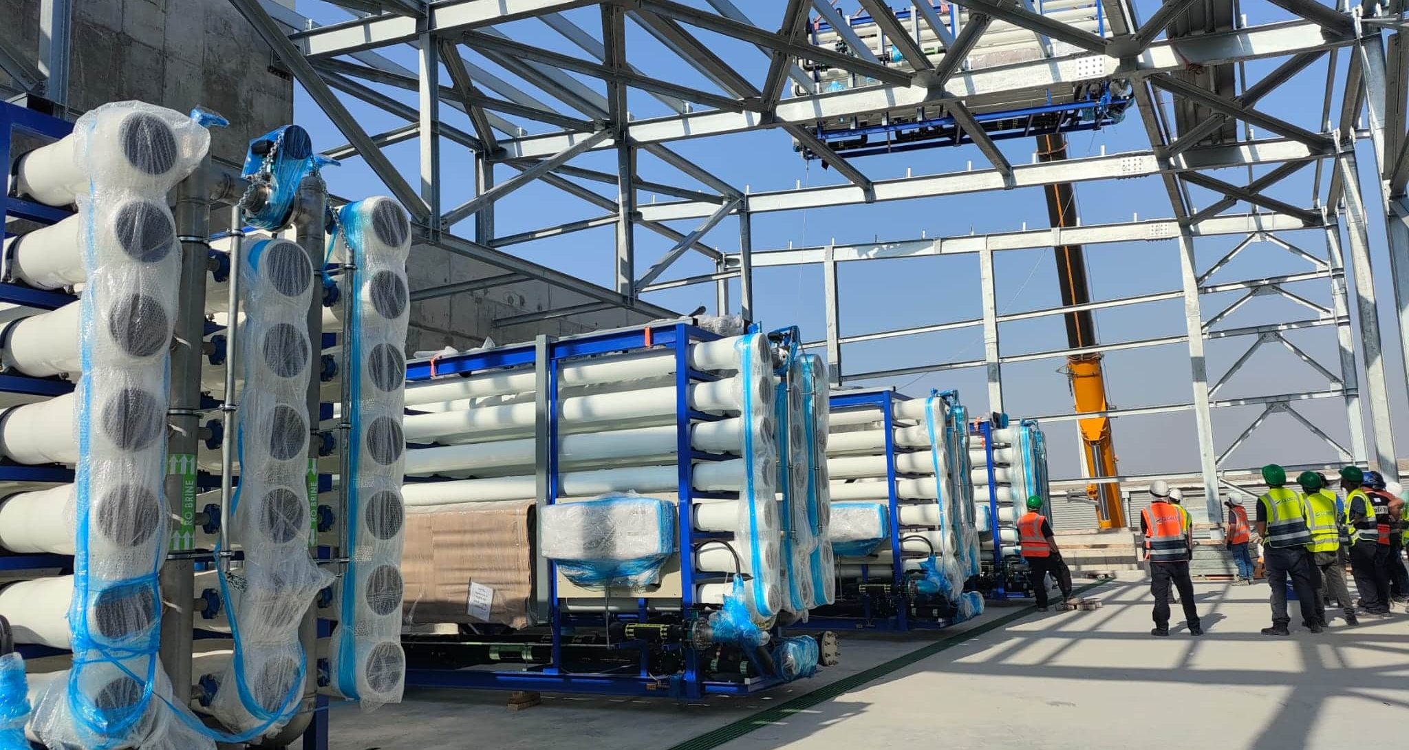 Modular municipal reverse osmosis water treatment system